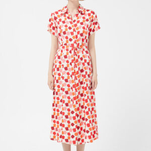 Χ Long pepper print dress 11058