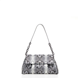 Grey Animal Print Blossom bag