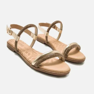 MARIA FLAT SANDALS CRYSTAL