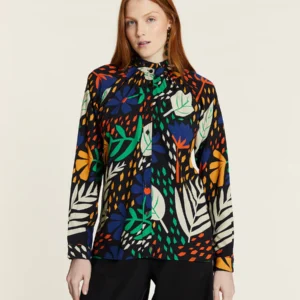GARDEN HIGH NECK BLOUSE