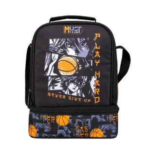 Τσαντάκι Φαγητού Ισοθερμικό Must Team Yummy Anime Boy 2 Θήκες