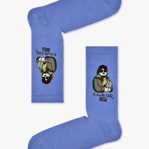 Κάλτσα Βαμβακερή με Σχέδια ITZI Τι Είναι Εδώ; NODO